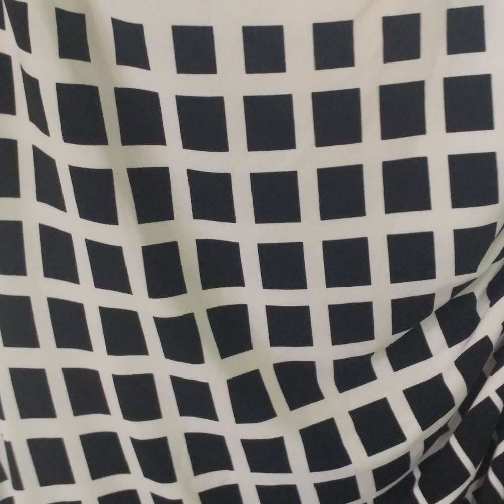 NWT ANNE KLEIN BLACK & WHITE DRESS SIZE 8 - Picture 4 of 8